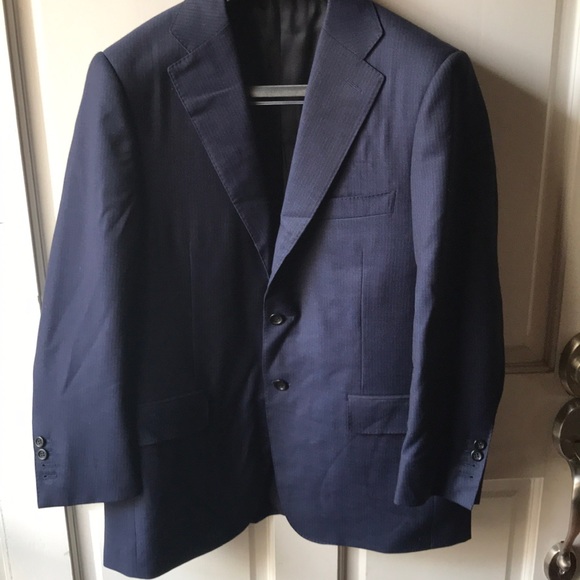 Canali Jackets & Coats Canali Sport Coat Navy Black Pinstripe